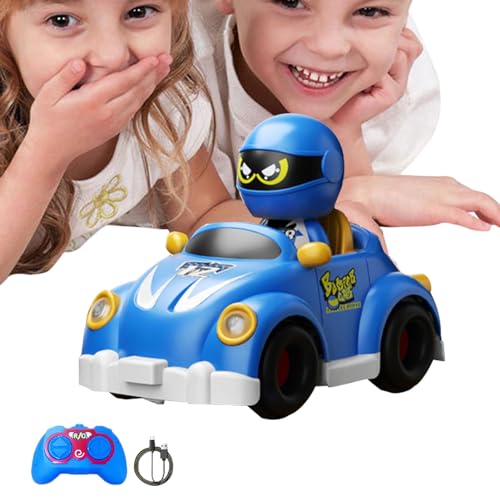 Smileshiney Kleinkinder Autoscooter mit Fernbedienung,Kleines Autoscooter mit Fernbedienung,Mini auswerfendes Rennfahrzeug-Spielzeug | RC-Autoscooter mit Auswurf für Kinder, RC-Battle-Car-Spielzeug von Smileshiney