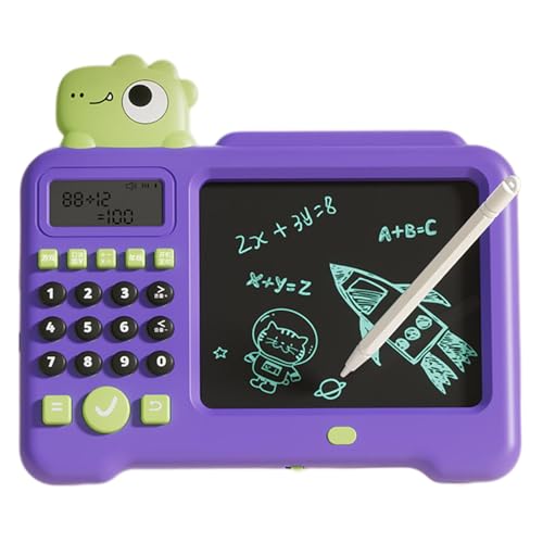 Smileshiney LCD-Schreibtablett für Kinder, Handschriftspielzeug für Kinder - 2-in-1 elektrisches Spielzeug-Zeichnungs- und Schreibtablett - Löschbares buntes Lernspielzeug National Learning löschbares von Smileshiney