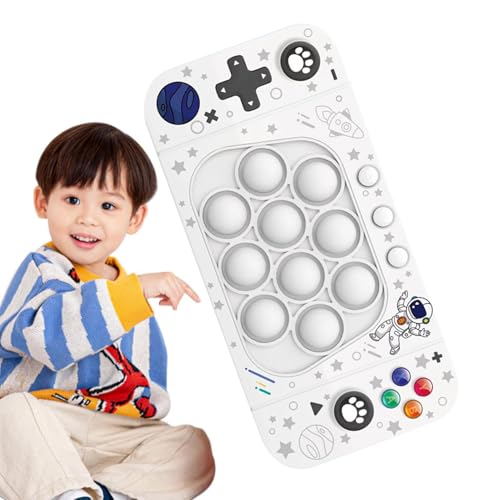 Smileshiney Schnelle Push -Spiele für Kinder, schnelle Push -Spielekonsole, Pop Blase Sensory Toys, Leuchten 4 Modi Puzzle Machine Übungen Reaktionsfähigkeit verbessert die Konzentration von Smileshiney