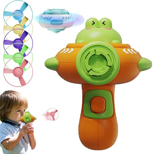 Smileshiney Spielzeug mit Fliegender Untertasse, fliegendes Scheibenspielzeug für Kinder | Outdoor-Flugscheiben-Startspielzeug - Fliegendes Scheibenspielzeug für Kinder, fliegendes von Smileshiney