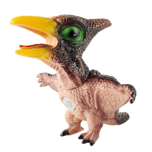 Smileshiney Weichgummi-Dinosaurierspielzeug,Weiches Dinosaurierspielzeug - Realistische Gummi-Quietsch-Dinosaurier-Spielzeugfiguren mit Sound,Lehrreiches und unterhaltsames von Smileshiney