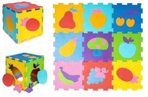 Puzzle Bodenmatte Schaummatte Obst Smily Play von Smily Play