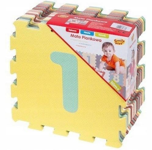 Puzzle Bodenmatte Schaummatte Pastell 16 Stk. Smily Play von Smily Play