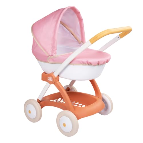 Smoby - Baby Nurse Puppenwagen für Puppen bis 42 cm (Puppe Nicht enthalten) - Abnehmbarer Korb, Metallrahmen, Verdeck aus robustem Textilstoff - Griffhöhe 58 cm - ab 18 Monaten, produziert in Spanien Smoby - Baby Nurse Puppenwagen für Puppen bis 42 cm (Puppe Nicht enthalten) - Abnehmbarer Korb, Metallrahmen, Verdeck aus robustem Textilstoff - Griffhöhe 58 cm - ab 18 Monaten, produziert in Spanien von Smoby