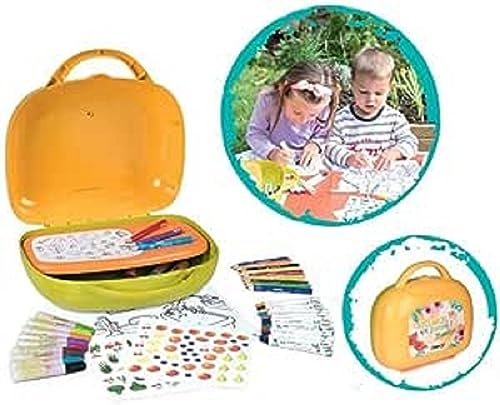 SMOBY - SILENCE CA POUSSE Malette d'activités avec 38 accessoires de dessin von Smoby