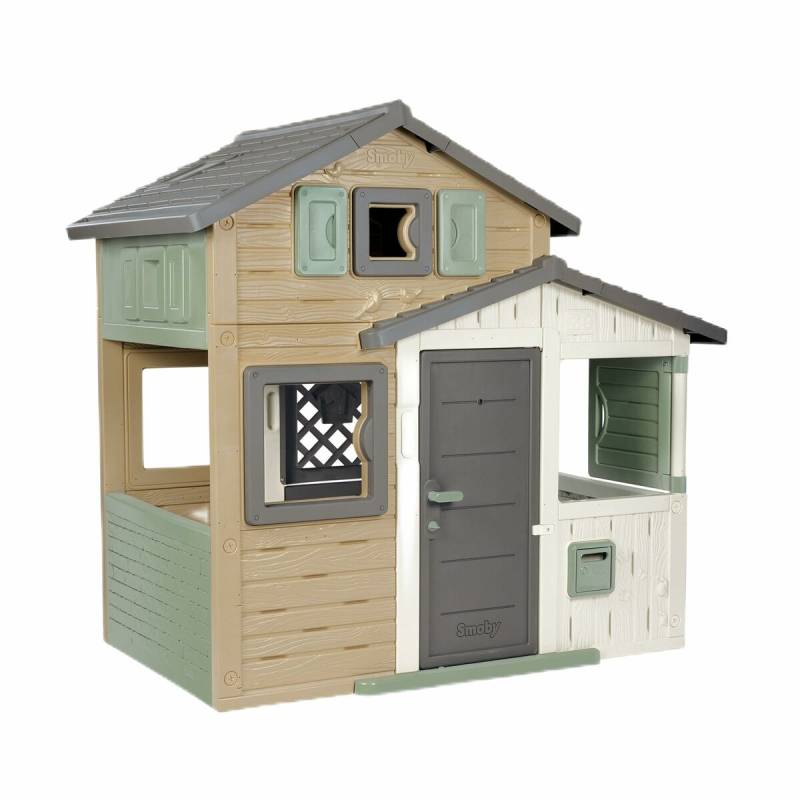 Kinderspielhaus Smoby GREEN EVO FRIENDS HOUSE 175,4 x 114,3 x 162 cm von Smoby