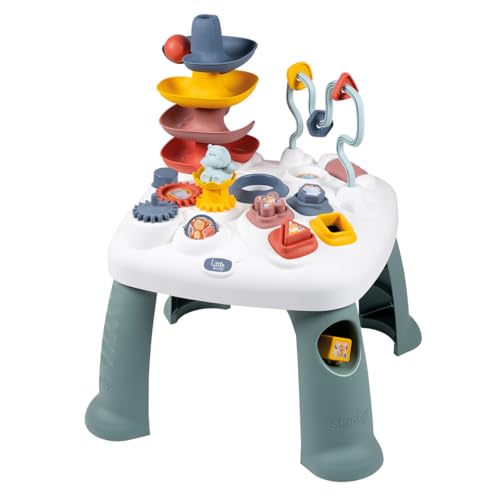Smoby – Little Activity-Spieltisch – Aktivitätsspieltisch Motorikspielzeug mit Formen-Steckspiel, Kugelbahn, Zahnrad & Katapult, Baby und Kleinkind ab 12 Monaten Smoby – Little Activity-Spieltisch – Aktivitätsspieltisch Motorikspielzeug mit Formen-Steckspiel, Kugelbahn, Zahnrad & Katapult, Baby und Kleinkind ab 12 Monaten von Smoby