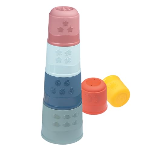 Smoby – Little Smoby Magic Tower – Stapelbecher Motorik- Spielset, Badespielset für Badewanne & Planschbecken – Fördert Formverständnis & Greiftraining, ab 12 Monaten Smoby – Little Smoby Magic Tower – Stapelbecher Motorik- Spielset, Badespielset für Badewanne & Planschbecken – Fördert Formverständnis & Greiftraining, ab 12 Monaten von Smoby