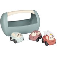 SMOBY 7600140204 Little SMOBY Mini-Flitzer 3er-Set mit Box von Smoby