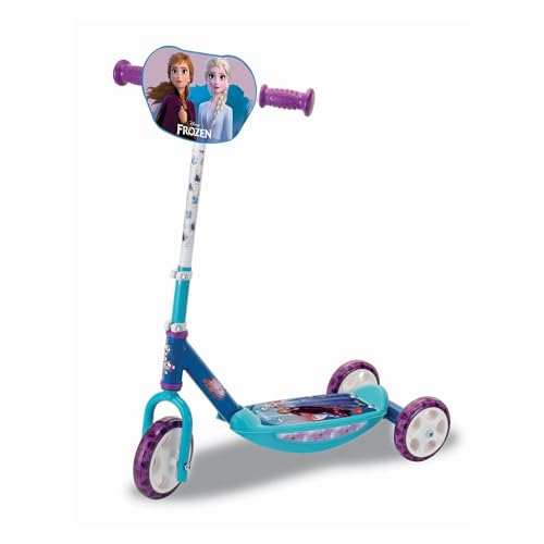 Smoby - Die Eiskönigin Roller - 3 Rädriger Scooter, höhenverstellbaren Lenker, stabiler Metallrahmen, einfachen Transport, für Kinder ab 3 Jahren, 70 cm von Smoby