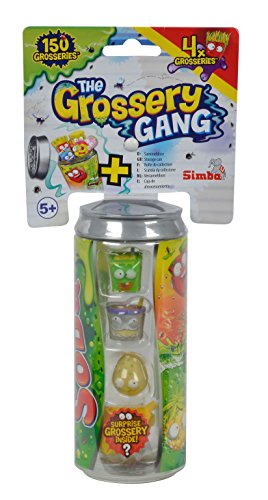 Simba 109291001 - Grossery Gang Sammelfiguren, 4er Pack in Dose von Smoby