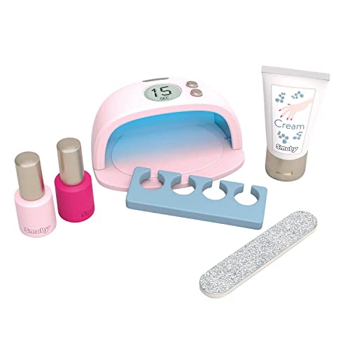 Smoby Toys - My Beauty Nagelstudio (6-teilig) - Maniküre-Set für Kinder ab 3 Jahren mit Licht- & Sound-Effekt von Smoby