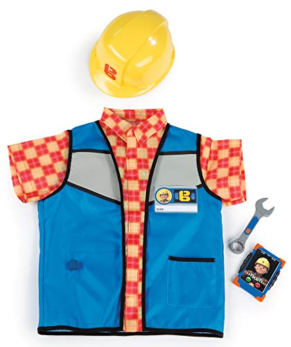 Smoby 380300 - Bob der Baumeister Handwerker Outfit, Mehrfarbig von Smoby