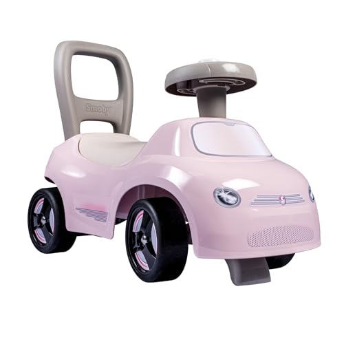 Smoby Lauflernhilfe, Rosa, ab 10 Monaten, weiche Linien, modernes Aussehen und integriertes Hupe im Lenkrad (7600720542) von Smoby