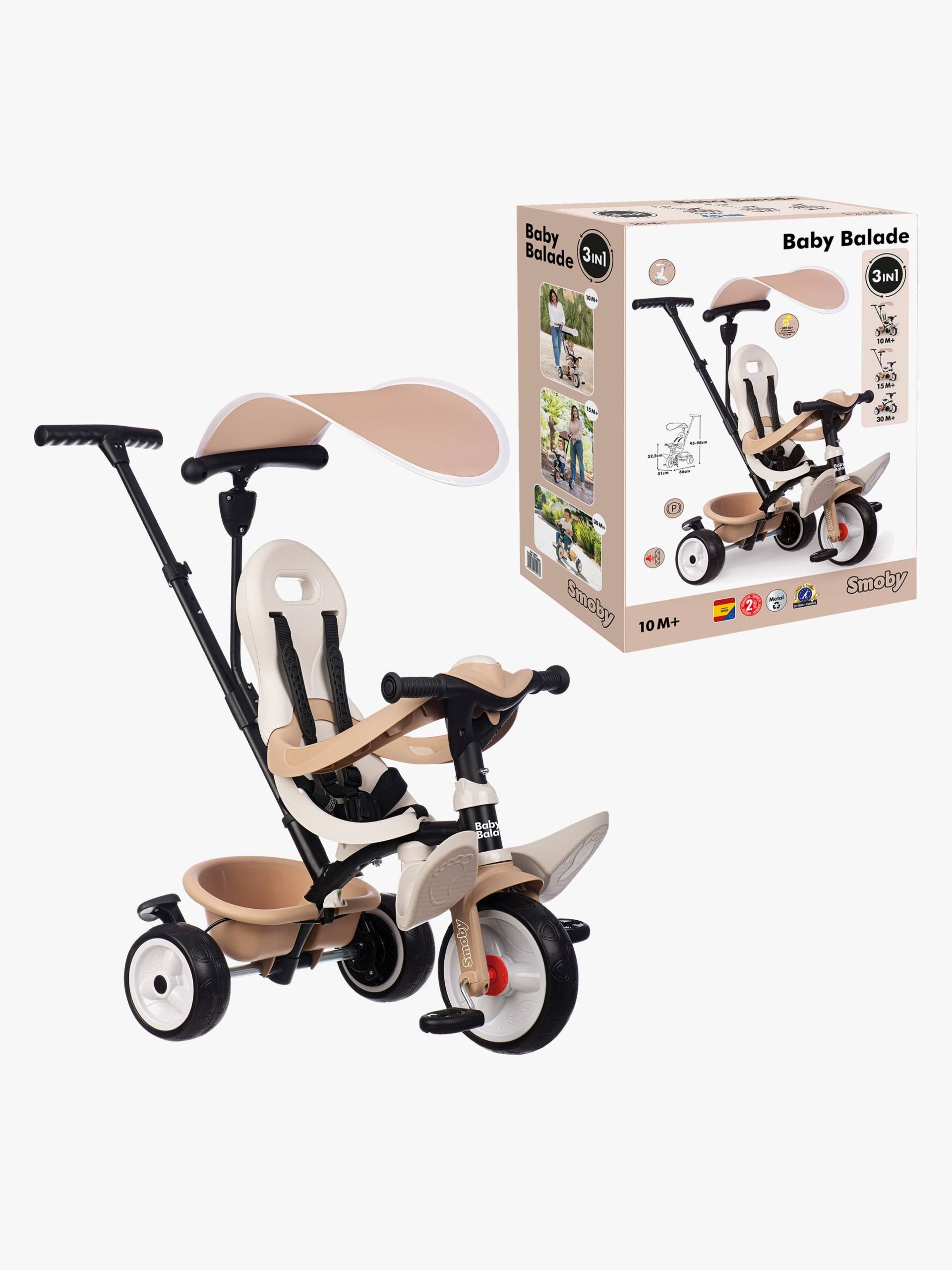Smoby Baby Balade Dreirad Plus, Beige Smoby Baby Balade Dreirad Plus, Beige von Smoby