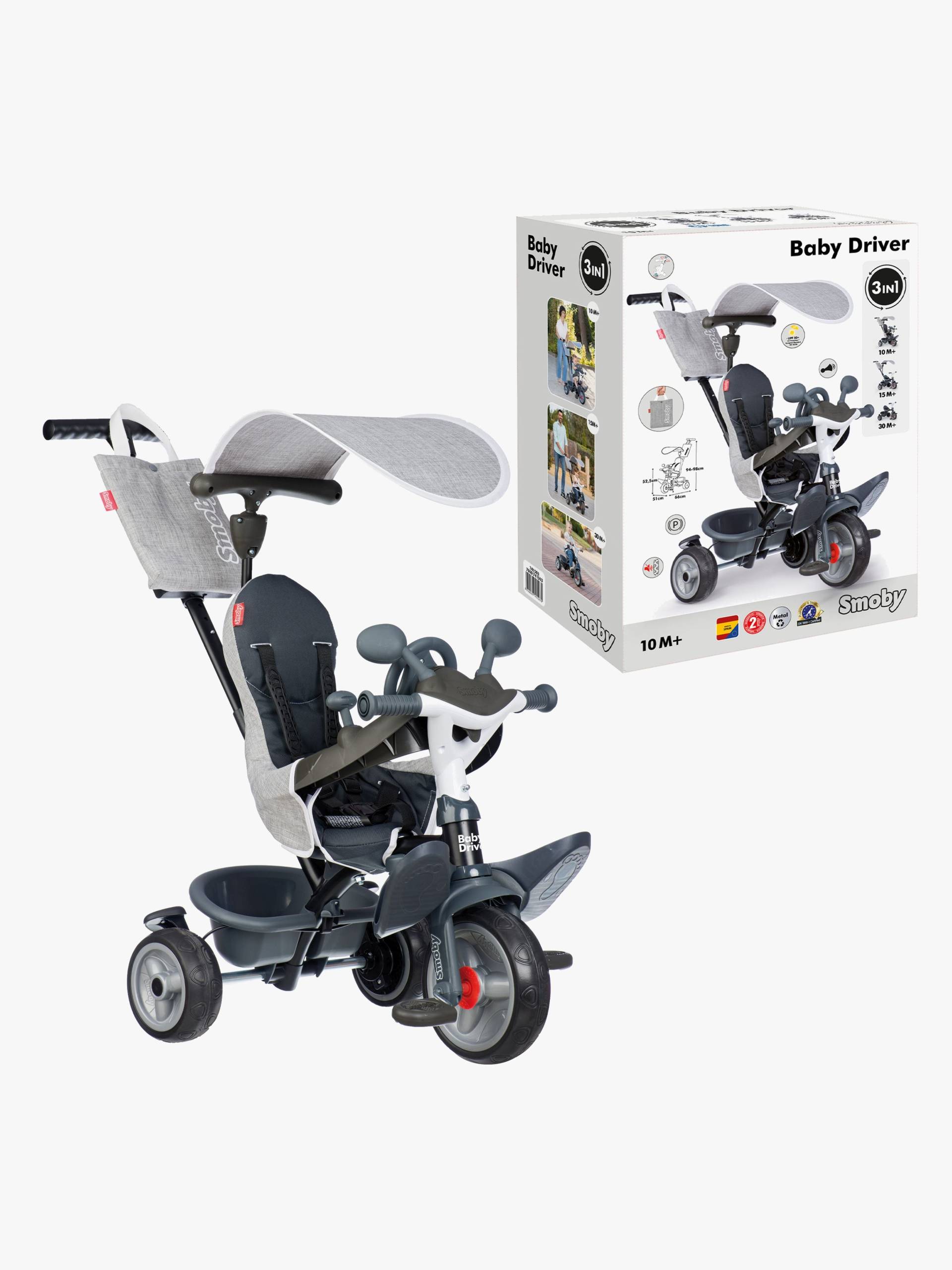Smoby Baby Driver Dreirad Plus, Grau Smoby Baby Driver Dreirad Plus, Grau von Smoby
