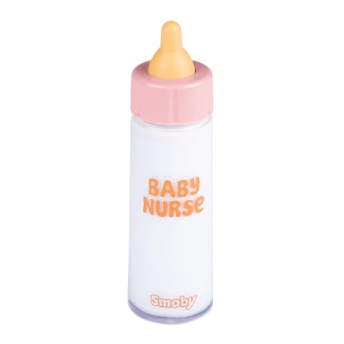 Smoby - Baby Nurse Magisches Fläschchen - Puppenflasche mit magischem Milcheffekt, verschwindender Inhalt - Rollenspiel & Puppenzubehör, für Kinder ab 12 Monaten Smoby - Baby Nurse Magisches Fläschchen - Puppenflasche mit magischem Milcheffekt, verschwindender Inhalt - Rollenspiel & Puppenzubehör, für Kinder ab 12 Monaten von Smoby