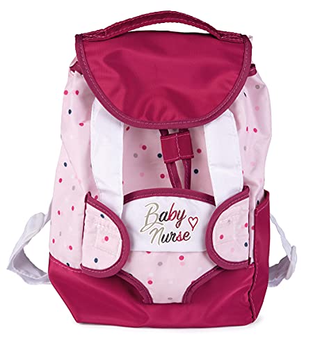 Smoby 220364WEB Rucksack mit Puppenmotiv, dunkelviolett von Smoby