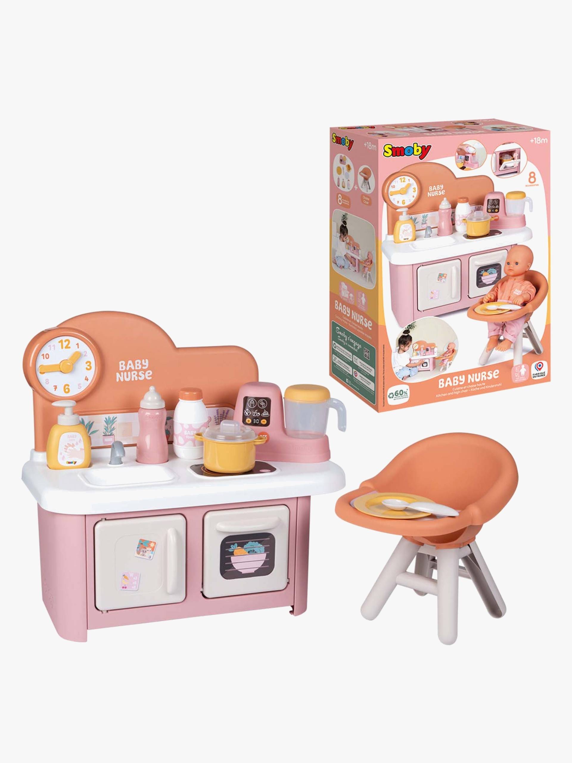 Smoby Baby Nurse Spielzeugküche Mit Puppenstuhl Smoby Baby Nurse Spielzeugküche Mit Puppenstuhl von Smoby