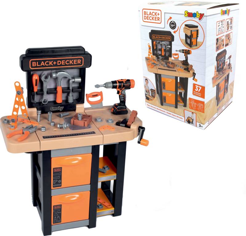 Smoby Black+Decker Bricolo Klappbare Werkbank von Smoby