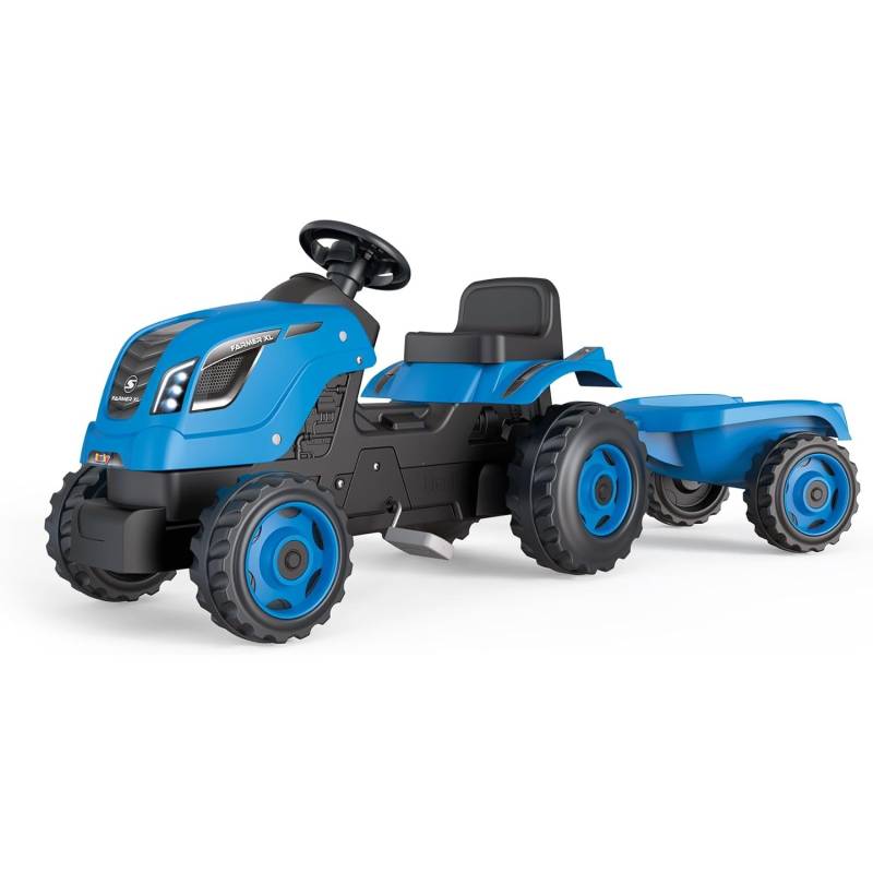 Smoby Blauen Farmer XL-Traktor ein echter Kleinbauer! von Smoby