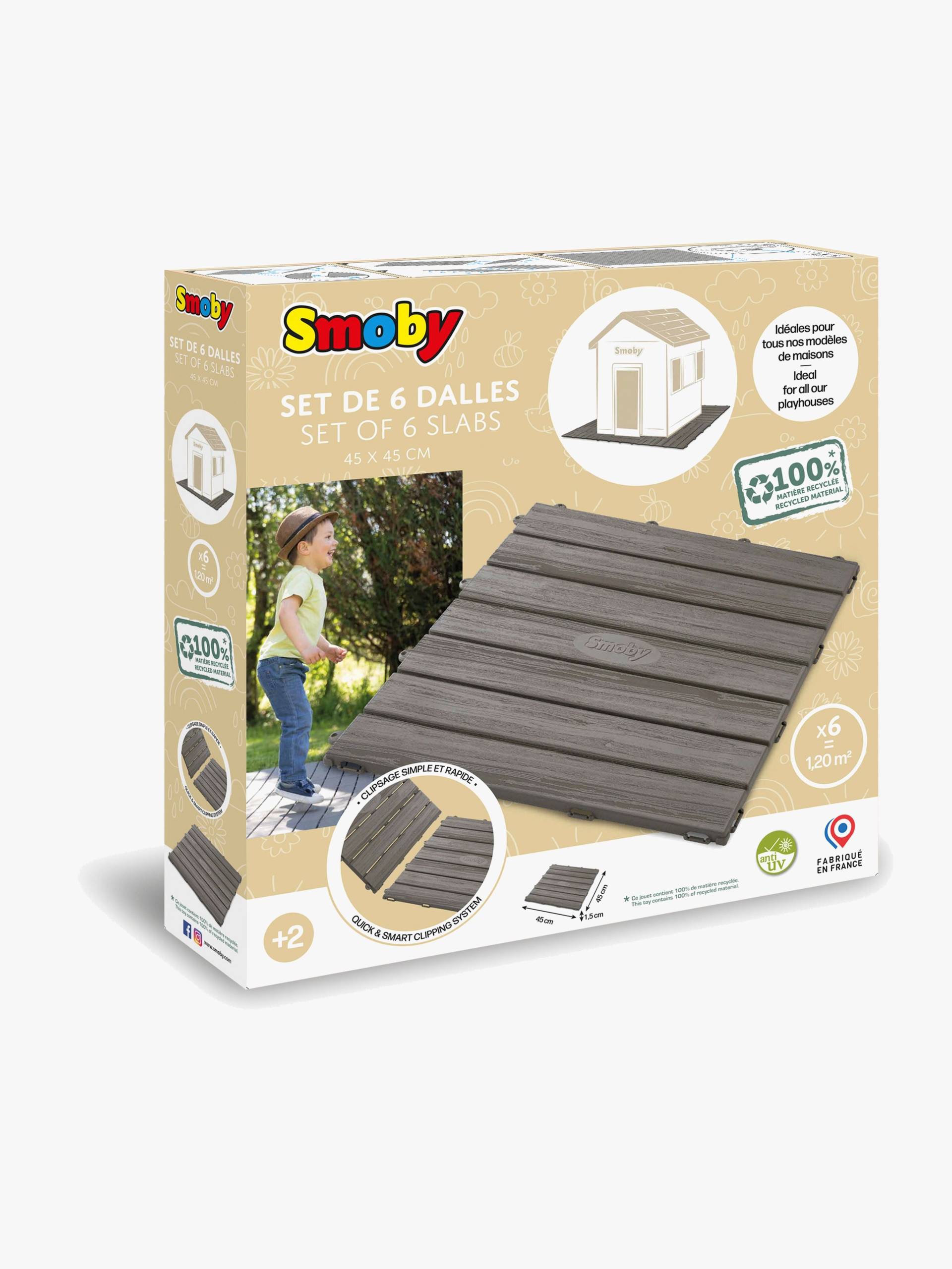 Smoby Bodenplatten 45x45 cm, 6 Teile Smoby Bodenplatten 45x45 cm, 6 Teile von Smoby