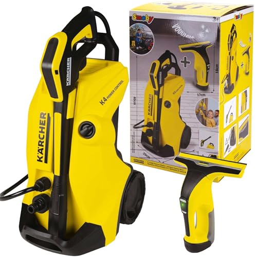 Smoby Karcher Reinigungsset Gelb Sprühgerät Licht TonSmoby Karcher Reinigungsset Gelb Sprühgerät Licht Ton von Smoby