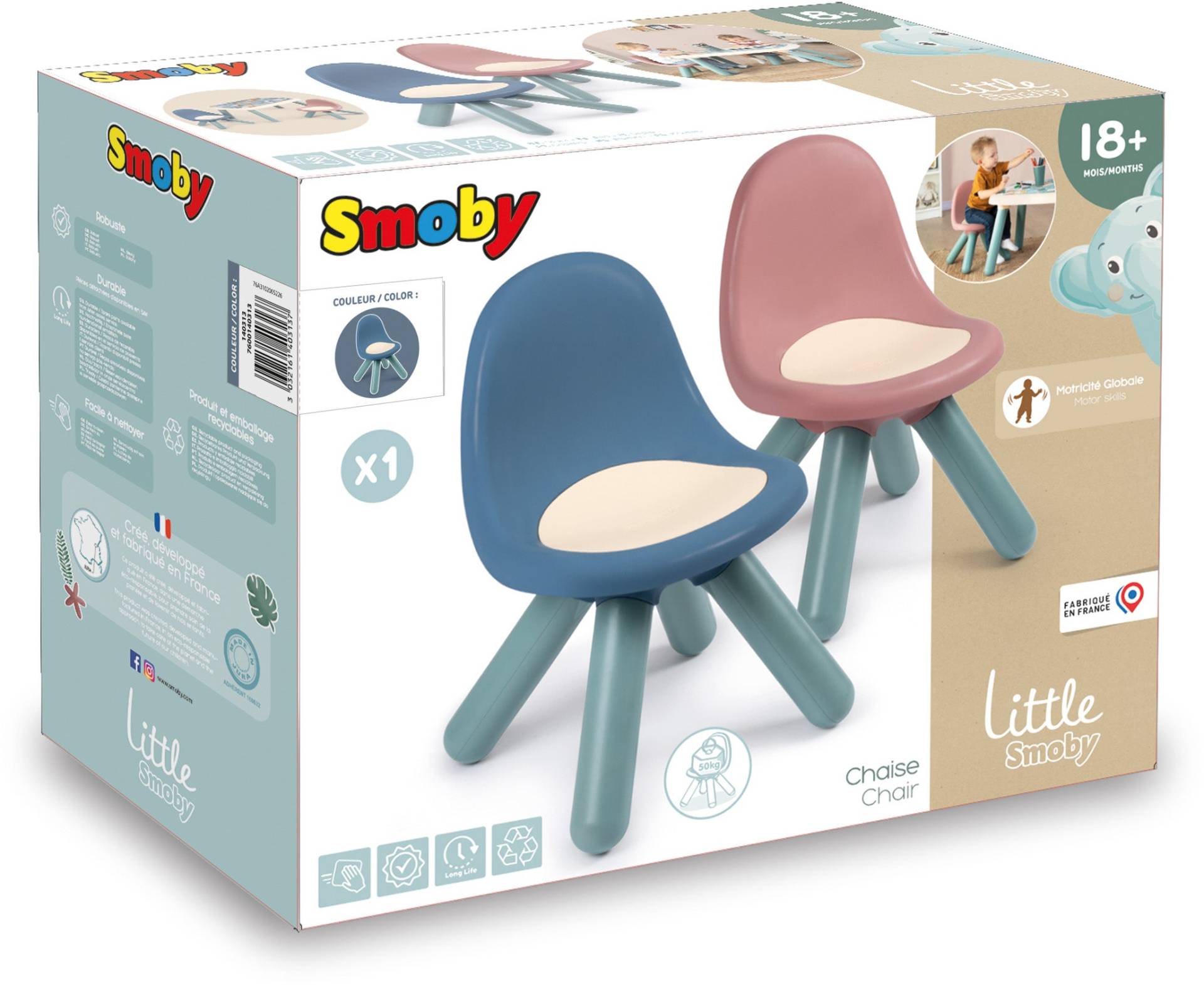 Smoby Kid Stuhl, Blau von Smoby