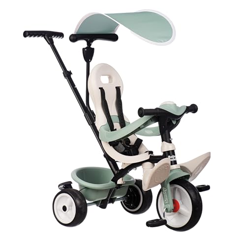 Smoby Life - Baby Balade 3-in-1 Rose - nachhaltiges, mitwachsendes Kinderdreirad aus recycelbaren Materialien von Smoby