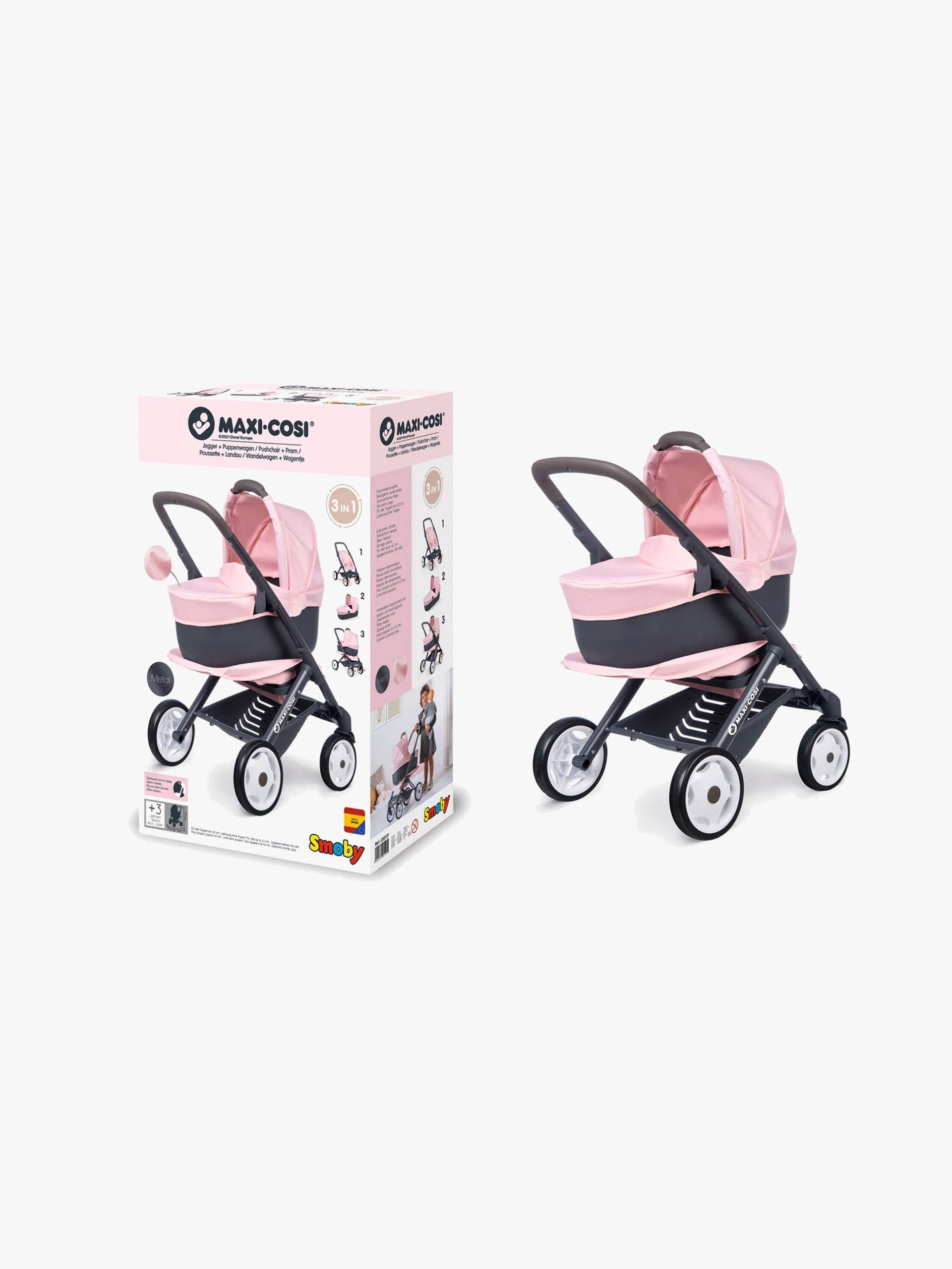 Smoby MAXI-COSI Puppenwagen 3-in-1, Rosa Smoby MAXI-COSI Puppenwagen 3-in-1, Rosa von Smoby