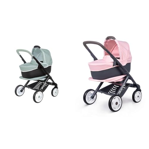 Smoby - Maxi Cosi 3-in-1 Kombi Puppenwagen & Maxi Cosi 3in1 Multifunktions-Puppenwagen Rosa von Smoby