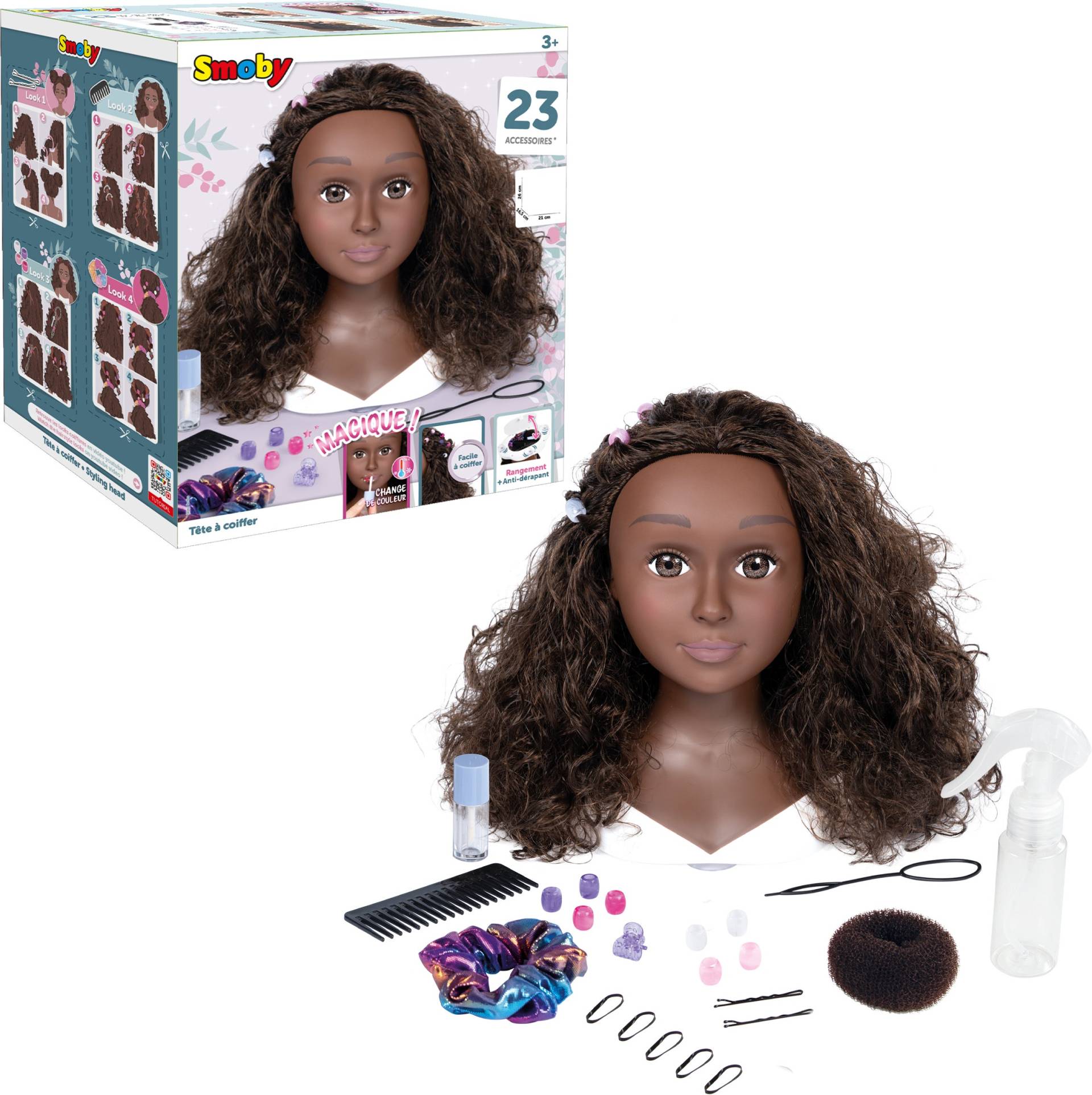 Smoby My Beauty Brunette Stylingkopf von Smoby