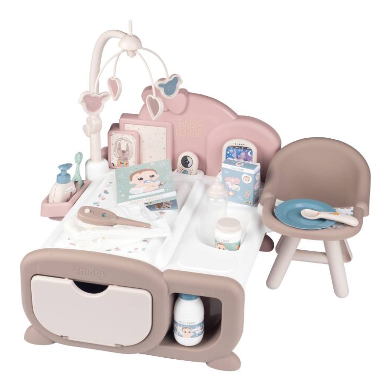 Smoby Puppen-Spielzimmer 3in1 Baby Nurse Cocoon von Smoby