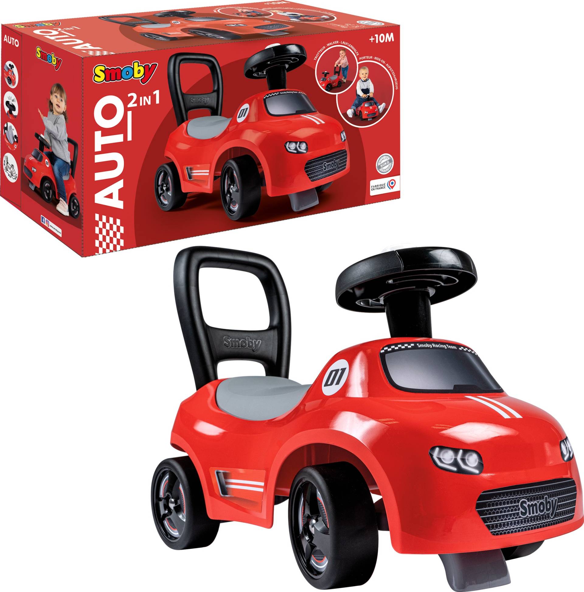 Smoby Rutschauto, Rot von Smoby