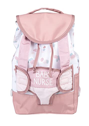 Smoby Toys - Baby Nurse Puppen-Rucksack - verstellbarer Kinder-Rucksack mit Puppentrage für Kinder ab 3 Jahren von Smoby