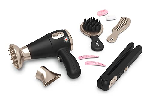 Smoby Toys - My Beauty Frisier-Set für Kinder - Haar-Styling-Spielzeug mit batteriebetriebenem Föhn, Bürste & Zubehör - zum Spielen ab 3 Jahren von Smoby