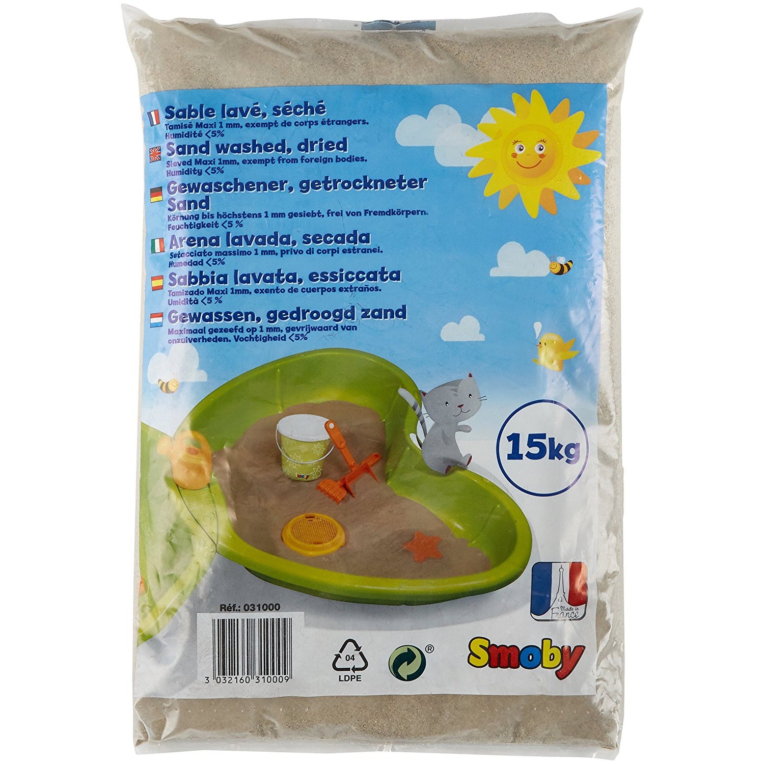 Spielsand für den Sandkasten Smoby 15 kg von Smoby