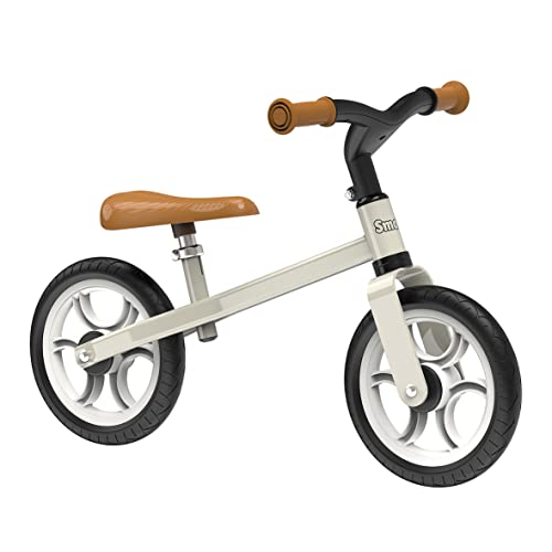 Smoby - Laufrad First Bike - höhenverstellbares Kinderlaufrad, mit Flüsterrädern, Sitzhöhe (32,5 - 37,5 cm), für Kinder ab 2 Jahren von Smoby
