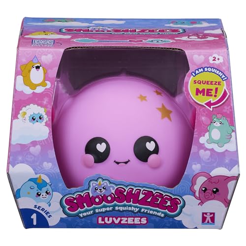 Smooshzees Luvzees, Jelly, Pink Axolotl, Sammelfiguren, superweich, kuschelig und quetschbar! von Smooshzees