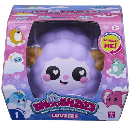 Smooshzees Luvzees, Willow, Purple Sheep, Collectable Characters, Supersoft, Cuddly and Squishy! von Smooshzees