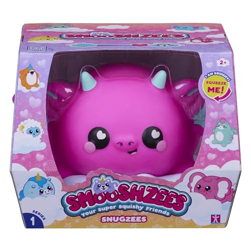 Smooshzees Snugzees, Dinky, Pink Dragon, Collectable Characters, Supersoft, Cuddly and Squishy! von Smooshzees