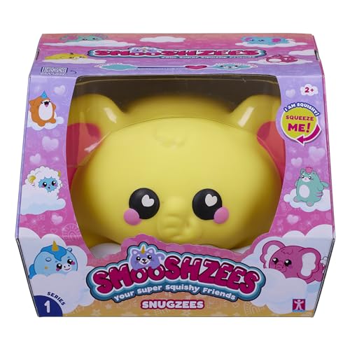 Smooshzees Snugzees, Vanillepudding, gelber Elefant, Sammelfiguren, superweich, kuschelig und quetschbar!, Gelb Smooshzees Snugzees, Vanillepudding, gelber Elefant, Sammelfiguren, superweich, kuschelig und quetschbar!, Gelb von Smooshzees