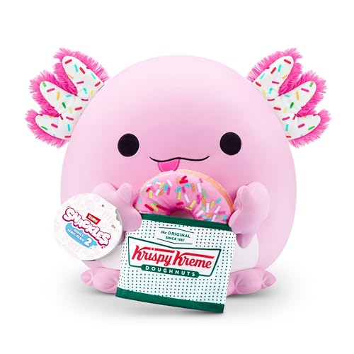 Snackles 77605M, Axolotl (Krispy Kreme), Series 2, großes Plüschspielzeug, Small (20 cm) von Snackles