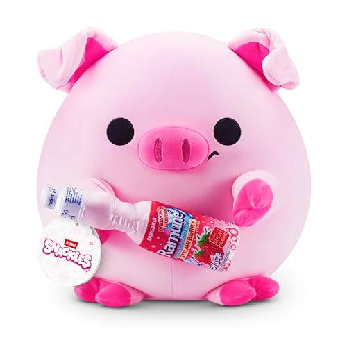 Snackles-CORE Licensed-Series 3-Plush 14" Piggy with Sangaria Strawberry Ramune Snackles-CORE Licensed-Series 3-Plush 14" Piggy with Sangaria Strawberry Ramune von Snackles