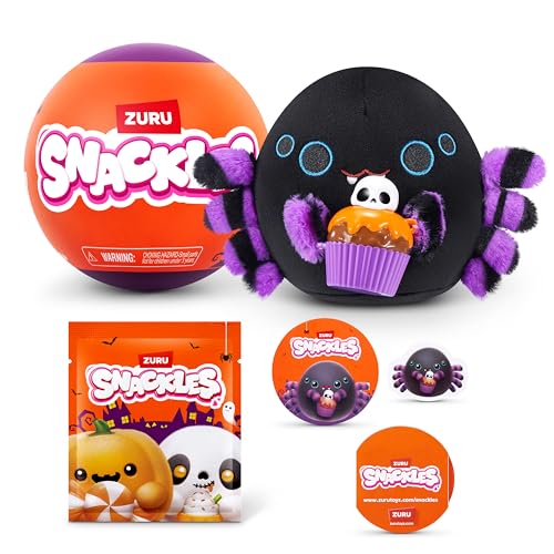 Snackles Halloween Serie 1, 13 cm großes Plüschspielzeug von ZURU, Plüschspielzeug mit Snack-Accessoire Snackles Halloween Serie 1, 13 cm großes Plüschspielzeug von ZURU, Plüschspielzeug mit Snack-Accessoire von Snackles