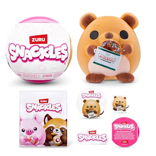 Snackles 13 cm großes Plüschspielzeug Serie 3 von ZURU, Plüschspielzeug mit Snackmarken-Accessoire Snackles 13 cm großes Plüschspielzeug Serie 3 von ZURU, Plüschspielzeug mit Snackmarken-Accessoire von Snackles