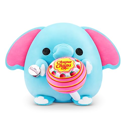 Snackles Serie 1 - Elefant, Surprise Medium Plush, Ultra Soft Plüsch, kuschelig Squishy Comfort, 28 cm, Plüsch mit Lizenz Snack Brand Accessory (Elefant) von Snackles