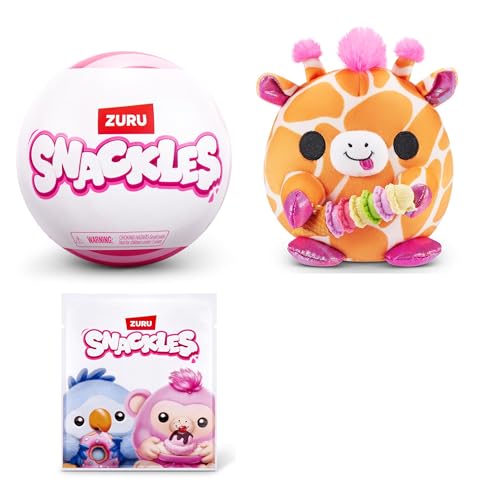 Snackles 13 cm großes Plüschspielzeug Serie 1 von ZURU, Plüschspielzeug mit Snack-Accessoire Snackles 13 cm großes Plüschspielzeug Serie 1 von ZURU, Plüschspielzeug mit Snack-Accessoire von Snackles