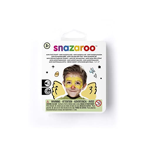 Snazaroo 1172083 Kinderschminke Mini Set Huhn, 3 Schminkfarben, Farben: Gelb, Schwarz, Rot, 1 Pinsel, 1 Schwämmchen, 38 Snazaroo 1172083 Kinderschminke Mini Set Huhn, 3 Schminkfarben, Farben: Gelb, Schwarz, Rot, 1 Pinsel, 1 Schwämmchen, 38 von Snazaroo