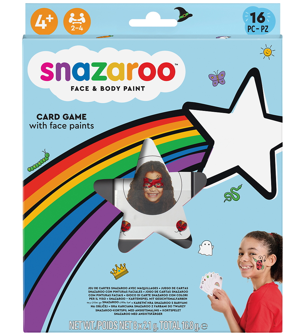 Snazaroo Kartenspiel m. Kinderschminke - 16 Teile - Snazaroo - One Size - Spiele Snazaroo Kartenspiel m. Kinderschminke - 16 Teile - Snazaroo - One Size - Spiele von Snazaroo